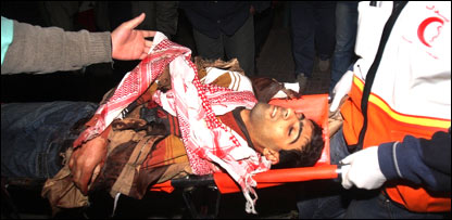 Gazze'deki sağlık görevlileri ve yaralılar
