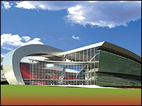 利物浦新体育馆效果图