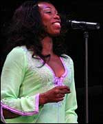 Simply Red's backing singer.