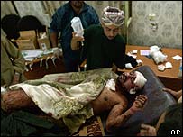 يکی از مجروحان انفجار هويدر