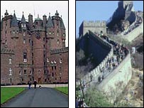 格拉姆斯城堡与长城