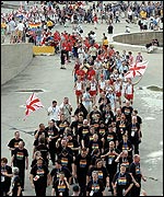 The MLGC take part in the opening ceremony