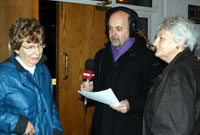 Garry Owen gyda rhai o griw Yr Hogwr