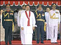 President with heads of security forces