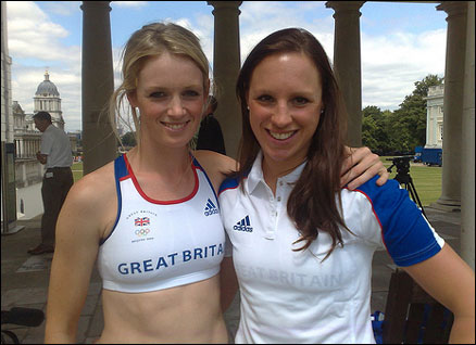 Katy Livingston (left) and Heather Fell