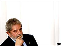 Lula em cerimônia no Alvorada