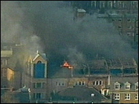 Royal Marsden Hastanesi'nde yangın