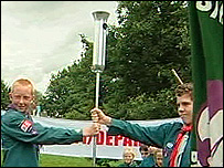 The flame reaches Hampshire
