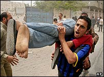 गज़ा में घायल