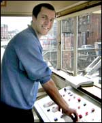 Lock keeper Johnathan Chater