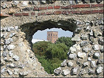 The Abbey through the wall