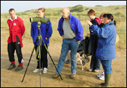 Wardens on hand at the Dee Estuary