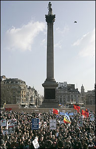 londra protest