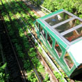 The cliff railway at the Centre for Alternative Technology in Powys - another of the locations featured in the guide. (Image courtesy of the Centre for Alternative Technology)