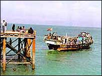 اسکله کوچک بندر عباس