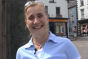 Diana's German but people think she's from the North East.