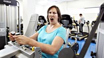 Miranda's (Miranda Hart) trip to the gym doesn't go as planned