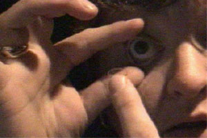 Maggie gets rid of her glasses