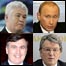 Vladimir Voronin, Vladimir Putin, Mihai Saakashvili şi Viktor Iuşcenko