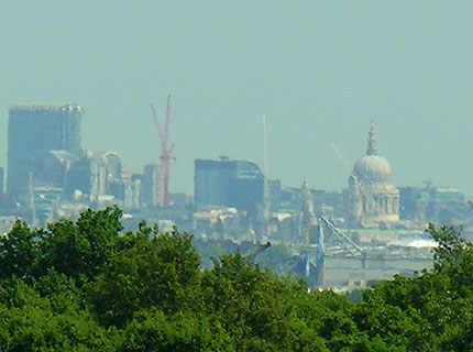 View of The City of London