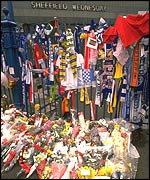 Flowers outside Hillsborough 