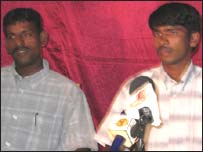Karuna deserters addressing the press conference