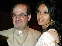 سلمان رشدی اور پدما لکشمی