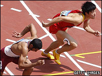 لیوزیانگ در هنگام استارت