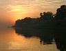 A sunset over Patna, the capital of the Indian state of Bihar 