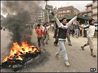 تظاهرات نپال