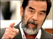 Ông Saddam trước tòa