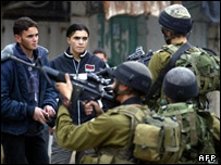 سربازان اسرائیلی در کرانه غربی 