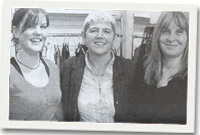 Elen Griffiths, Jo Thomas y perchennog newydd a Kim Speed