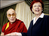 Bà Heidemarie Wieczorek-Zeul tiếp kiến Đức Đạt Lai Lạt Ma