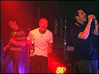 The Twang performing