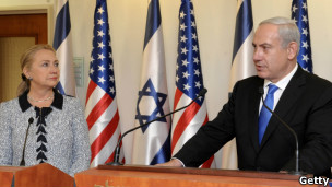 بنیامین نتانیاهو و هیلاری کلینتون