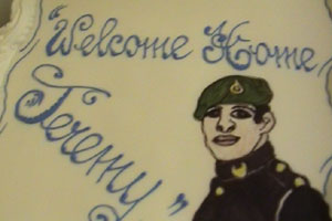 Judith decided that she had to do something to mark her son Jeremy's homecoming from Iraq