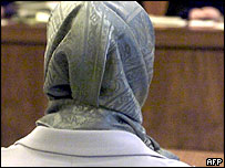 Žena v muslimském šátku