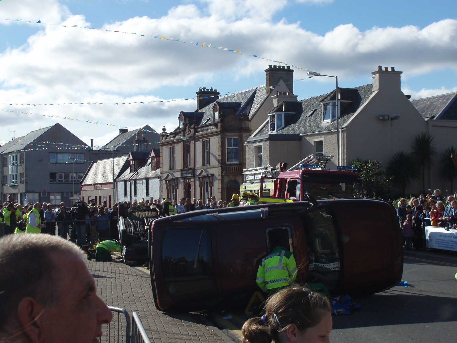 The scene of the mock-up