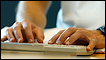 Hands on a keyboard