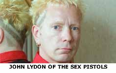 John Lydon of the Sex Pistols