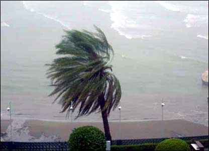 دیوید گالاگر این عکس را از هتل خود در مسقط گرفته است