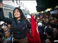 Protesta në Tunizi