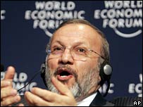 منوچهر متکی وزیر امور خارجه ایران