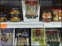 Some of the Eastern European products available
