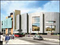 Artist's impression of the Frenchgate Centre