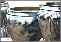 Metal pots
