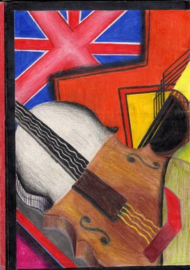 1st half - Cubism drawing