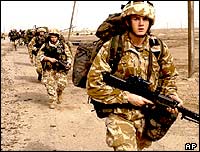 इराक़ में ब्रितानी सैनिक