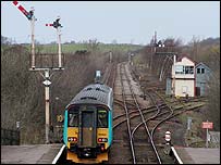 Train leaving Appleby